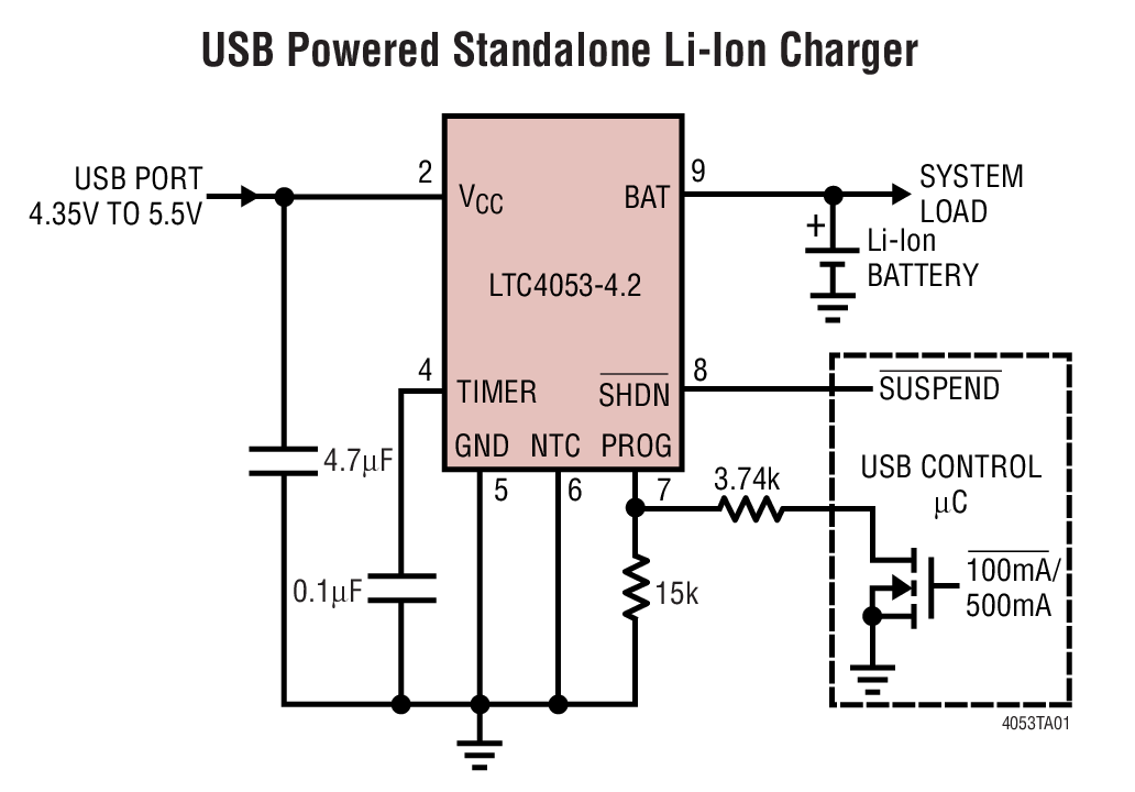 LTC4053-4.2Ӧͼ